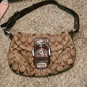 Authentic Coach shoulder purse
